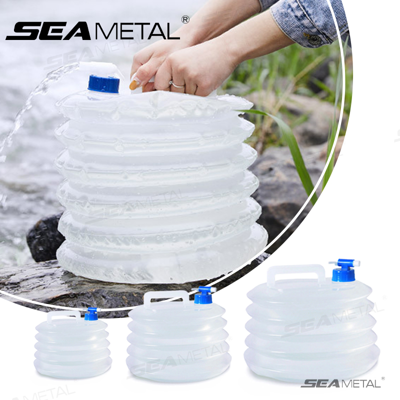 Water Bag Collapsible - SEAMETAL 5L-15L Auto Faltbarer Eimer Tragbarer