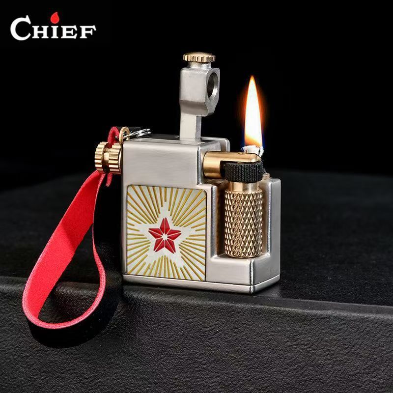 Fire Starting Kit - CHIEF 715 Mini Quadratisches Feuerzeug mit