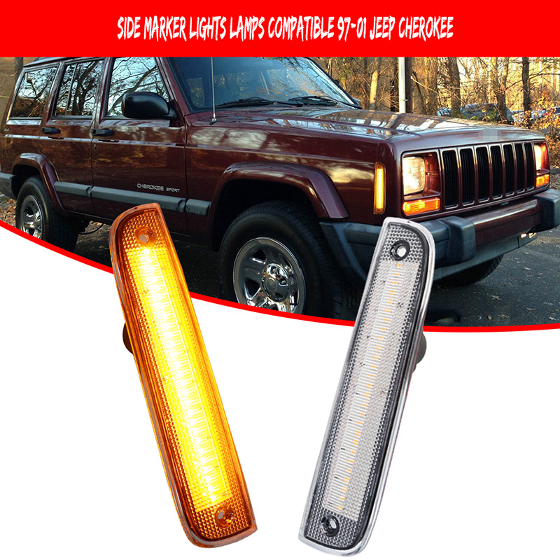 2PCS Bernstein/Weiß LED Auto F – Signal Flare Kit Bewertung und Preis