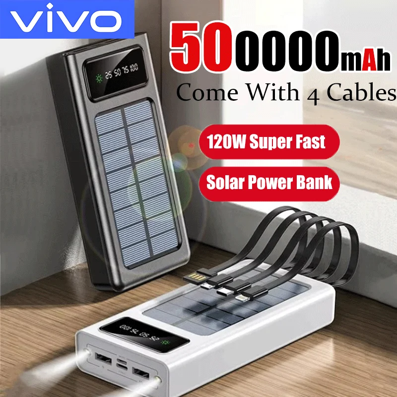 VIVO Solar-Powerbank 500000mAh – Solar Emergency Charger Bewertung und Preis