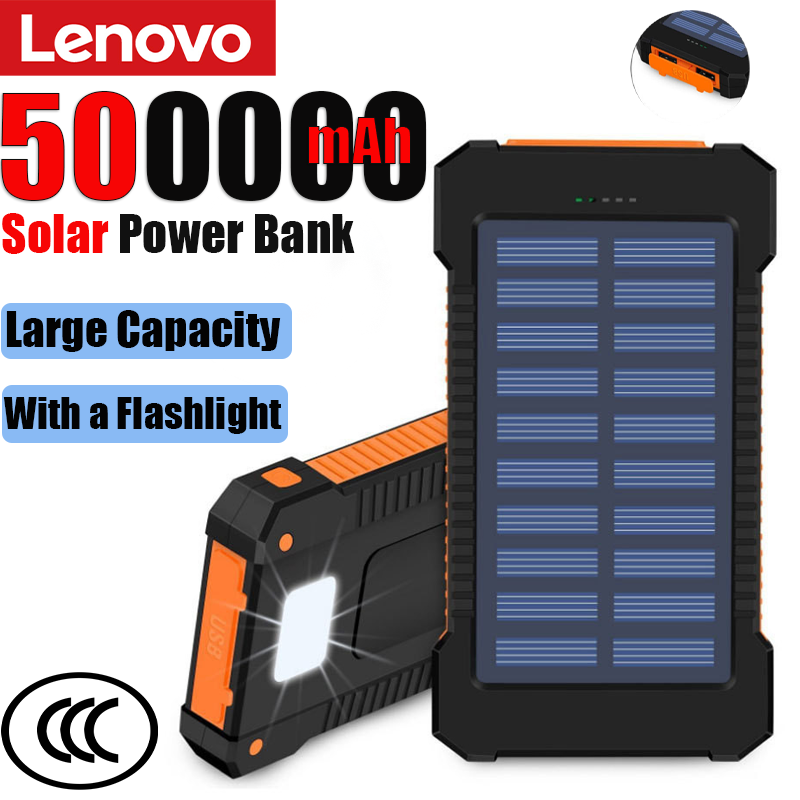 Lenovo 500000 mAh große Solar- – Solar Emergency Charger Bewertung und Preis