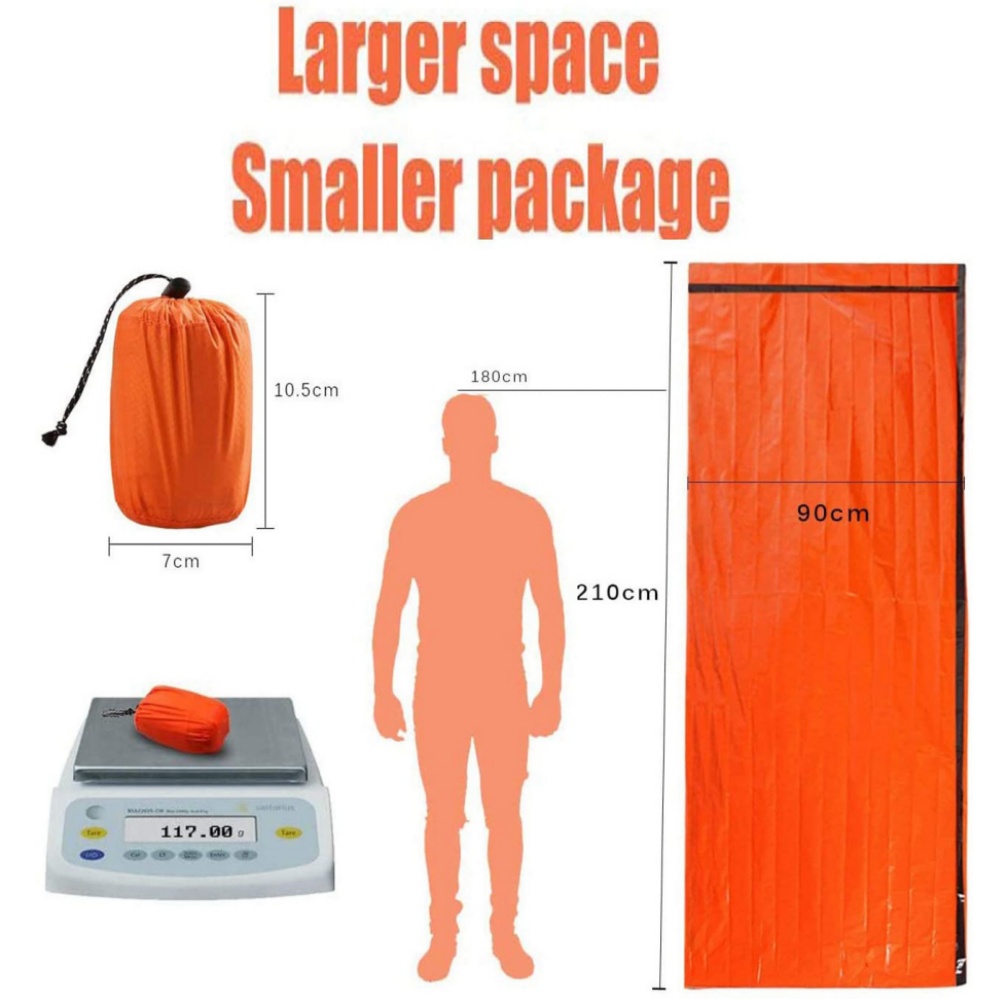 Wasserdichte Wiederverwendbare – Emergency Mylar Tent Bewertung und Preis