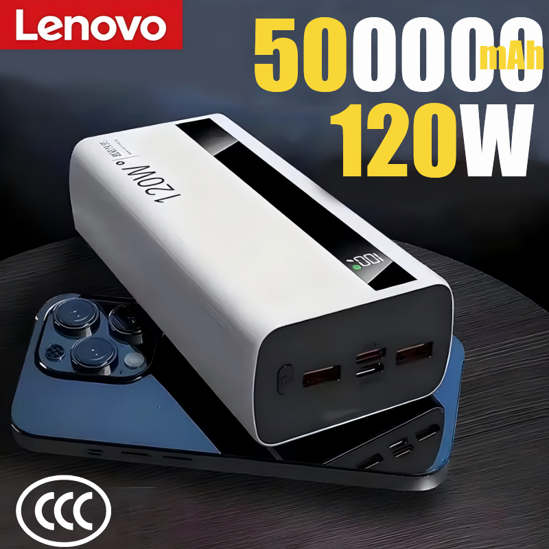 Lenovo 500000mAh Powerbank mit – Solar Emergency Charger Bewertung und Preis