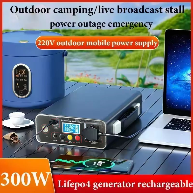 Tragbares Kraftwerk 300W 220V, – Solar Emergency Charger Bewertung und Preis