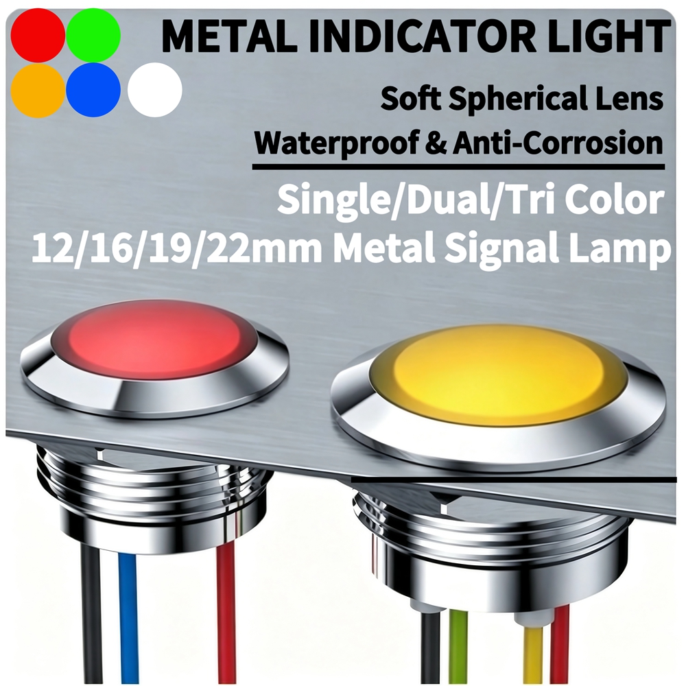 12mm 16mm 19mm 22mm Metall-LED – Signal Panel Orange Bewertung und Preis